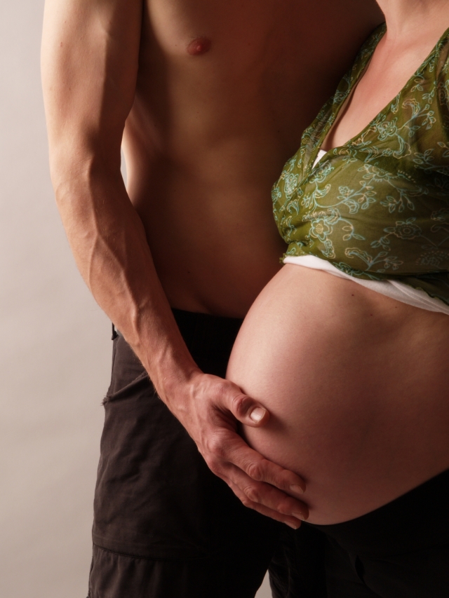 Der Bauch war riesig
