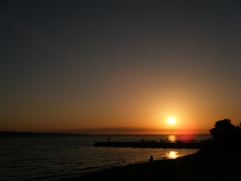 Sonnenuntergang am Strand