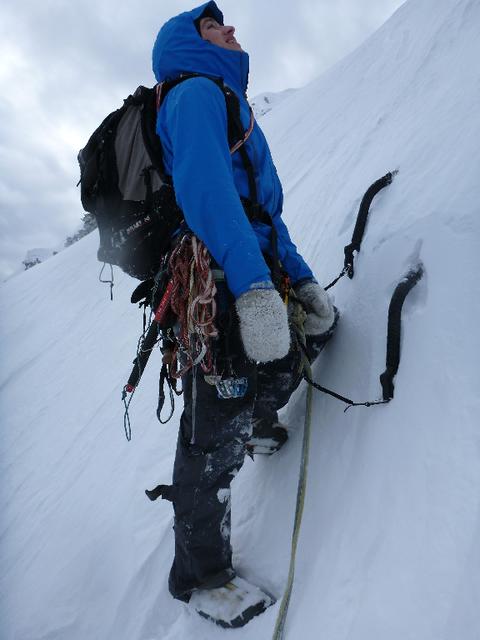 6 Jakob am Start der 2 Seillänge