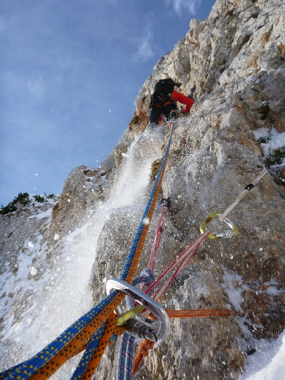 4 Steile Kletterei in der Ersten Länge