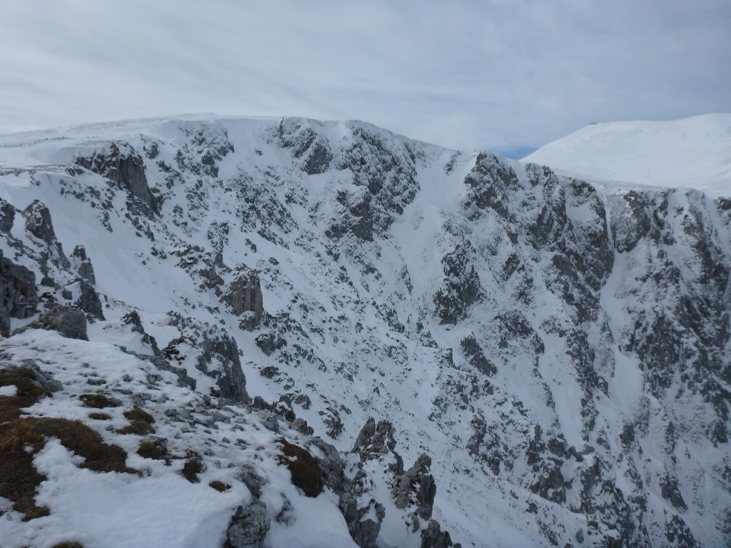 Ausstieg Novembergrat Blick Krumme Ries
