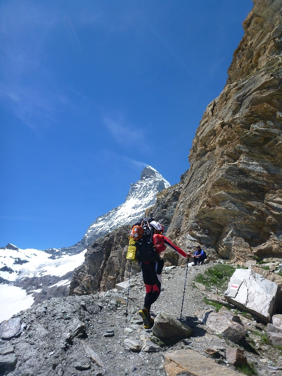 38 Matterhorn Nordwand Versuch