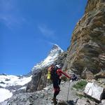 38 Matterhorn Nordwand Versuch