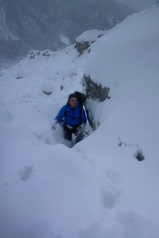 6 Spodnji Ledinski slap WI5 Slowenien