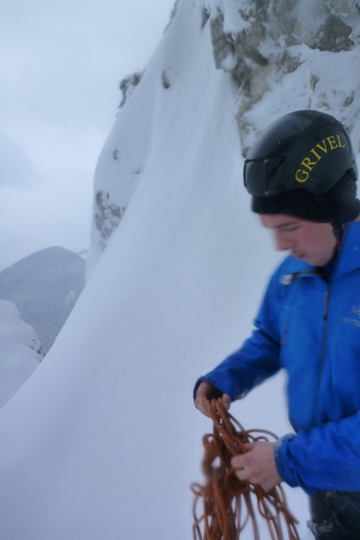 16 Spodnji Ledinski slap WI5 Slowenien