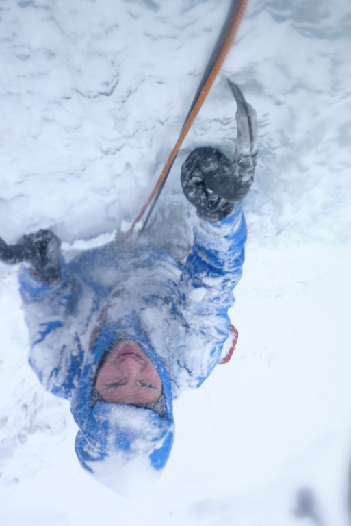47 Spodnji Ledinski slap WI5 Slowenien