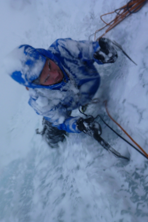 45 Spodnji Ledinski slap WI5 Slowenien