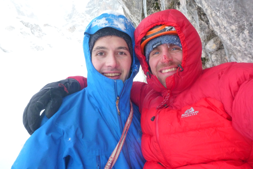 58 Spodnji Ledinski slap WI5 Slowenien