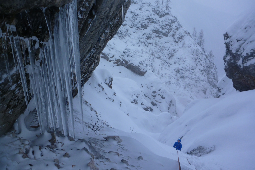 60 Spodnji Ledinski slap WI5 Slowenien