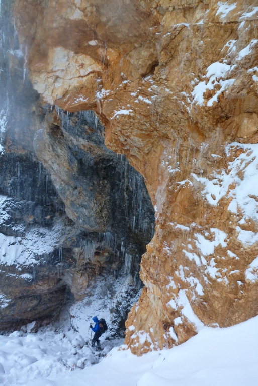 66 Spodnji Ledinski slap WI5 Slowenien